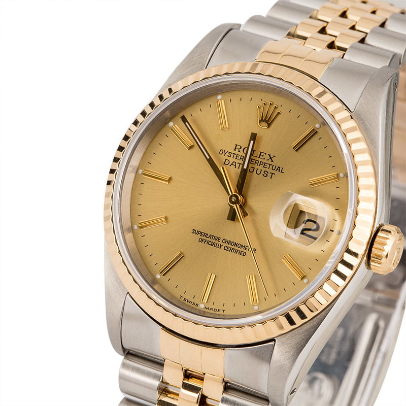 Buy Used Rolex Datejust 16233 | Bob's Watches - Sku: 122283