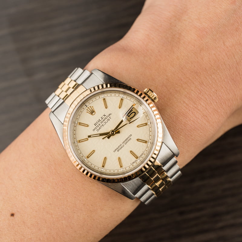 Pre Owned Rolex Datejust 16233 Ivory Jubilee