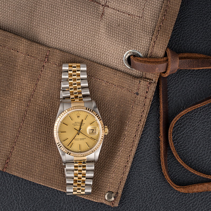 Pre Owned Champagne Rolex Datejust 16233