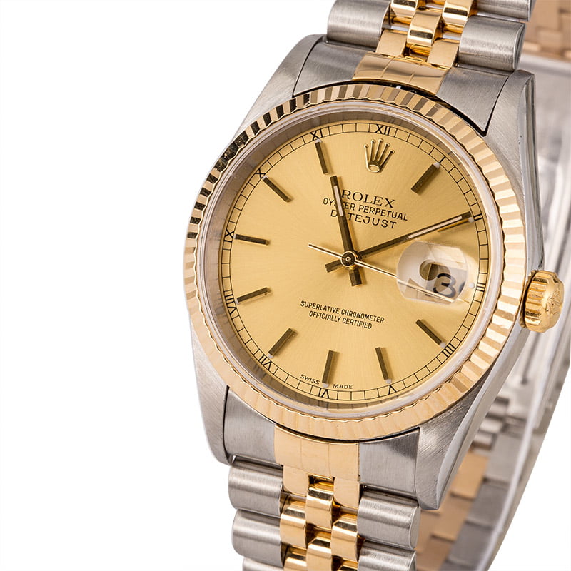 Pre-Owned Rolex Datejust 16233 Two Tone Model