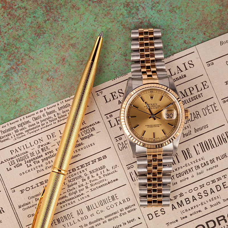 Pre-Owned Rolex Datejust 16233 Two Tone Model