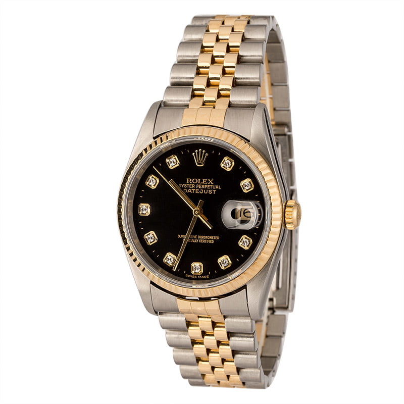 Pre-Owned Rolex Datejust 16233 Diamonds