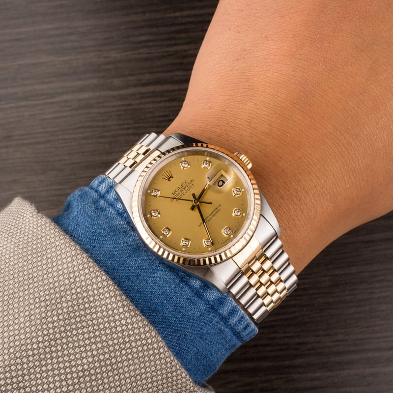Pre-Owned Rolex Datejust 16233 Diamond Markers