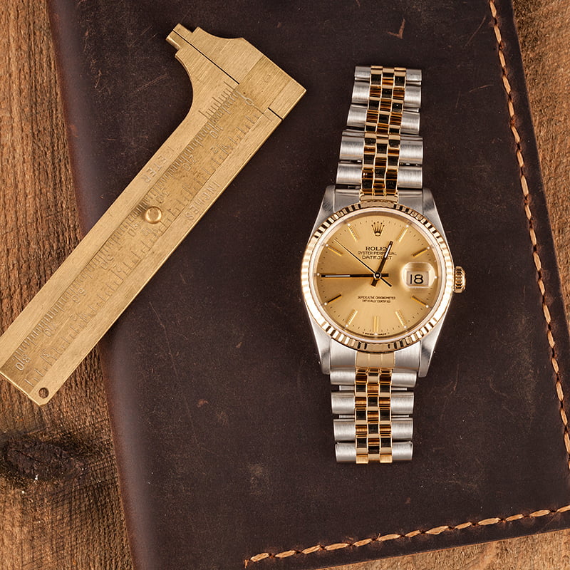 Certified Rolex Datejust 16233