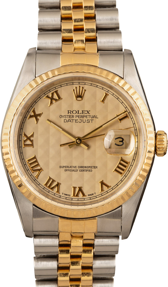 Used Rolex Datejust 16233 Two Tone Jubilee Bracelet