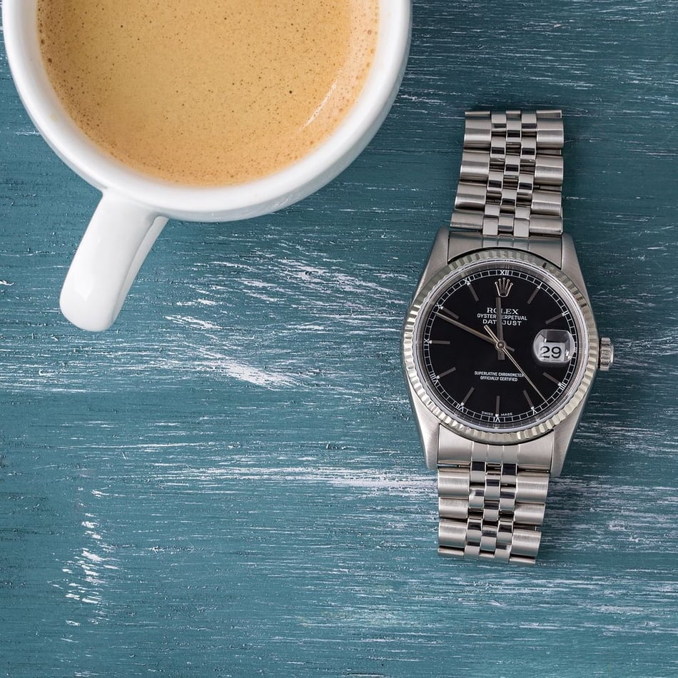 Used Rolex Datejust 16234 Black Dial