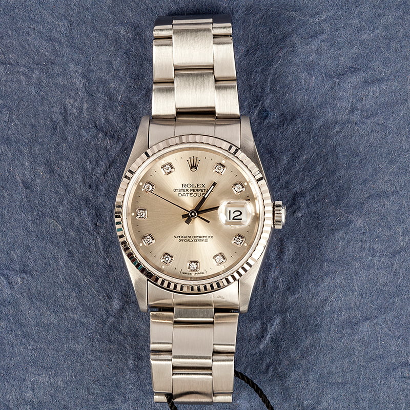 Rolex Datejust Silver Dial 16234