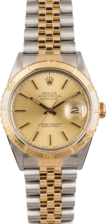 Pre-owned Rolex Datejust Thunderbird (1985) Two Tone 16253