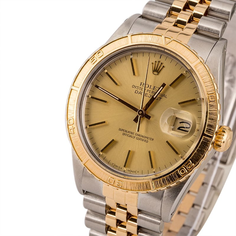 Used Rolex Thunderbird DateJust 16253 Two Tone