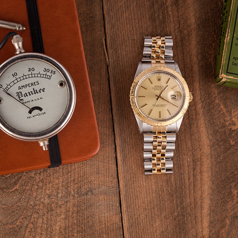 Used Rolex Thunderbird DateJust 16253 Two Tone