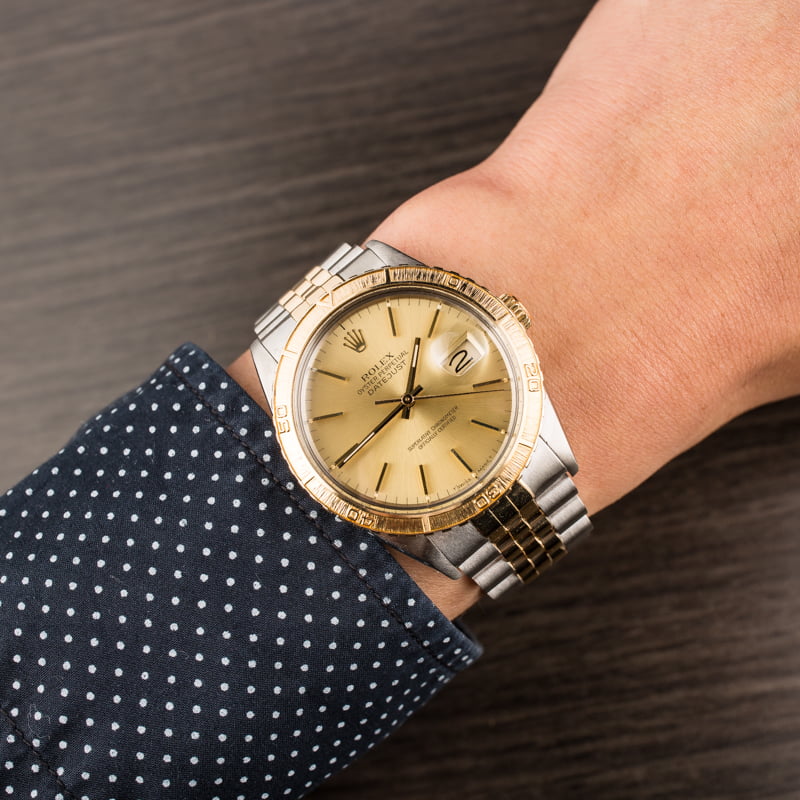 Used Rolex Thunderbird DateJust 16253 Two Tone