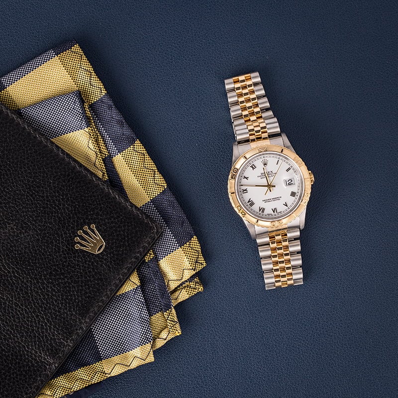 Used Rolex Datejust Turn-O-Graph 16263 Two Tone Jubilee