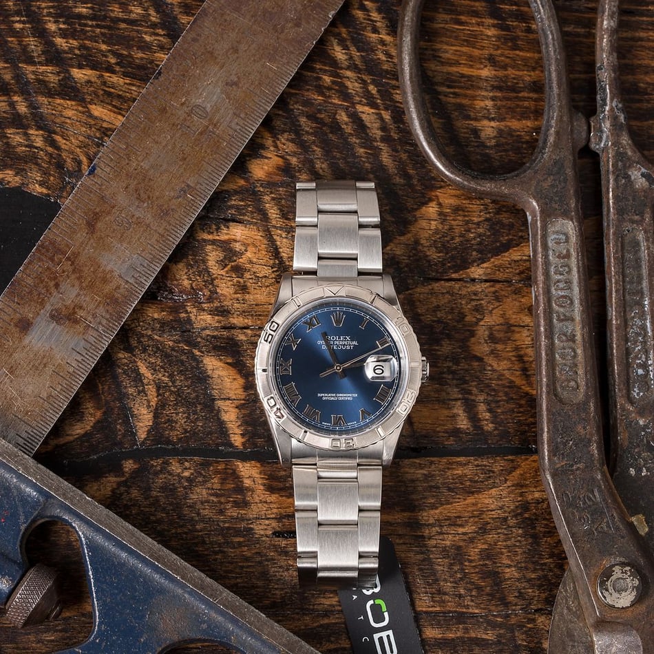 Rolex Datejust 16264 Blue Roman Dial