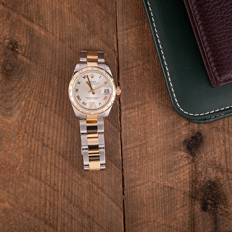 Pre Owned Rolex Datejust 178343 Diamond Bezel