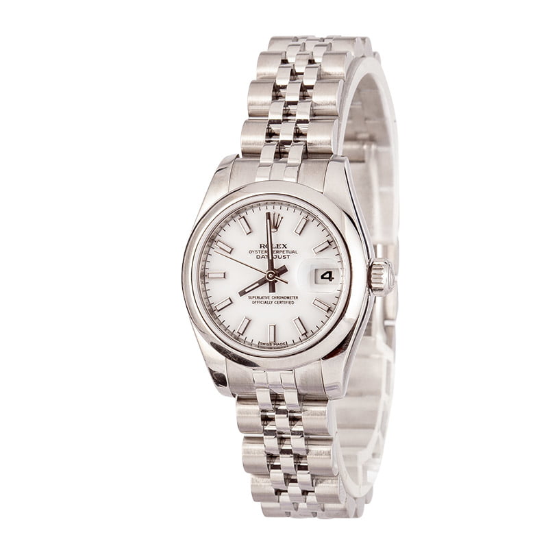 Rolex Lady Datejust 179160 White Dial