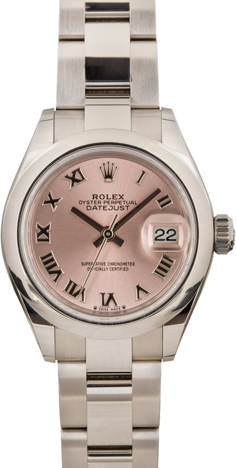 Rolex Datejust 279160 Pink Roman Dial