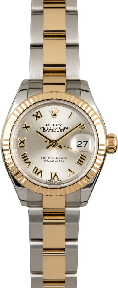 womens rolex datejust two tone