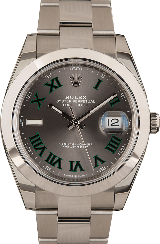 Rolex Datejust 41 Ref 126300 Roman Dial