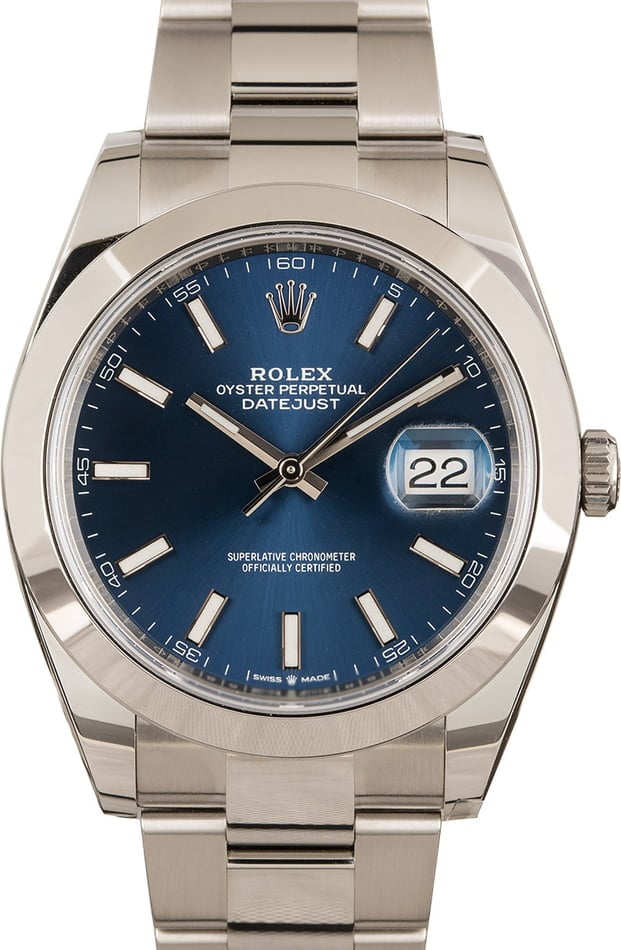 Image of Rolex Datejust 126300 Smooth Bezel