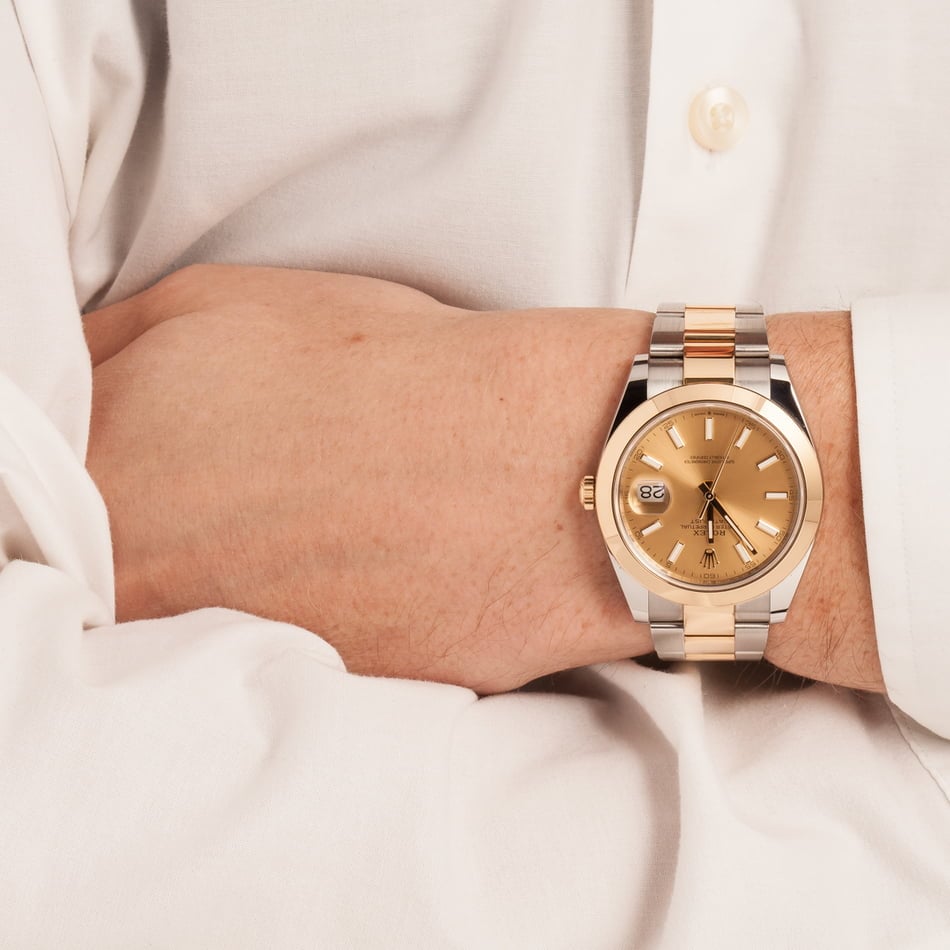 Pre-Owned Rolex Datejust 41 Ref 126303 Two Tone Oyster