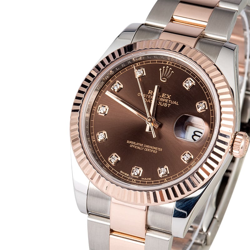 Rolex Datejust 126331 Chocolate Diamond Dial