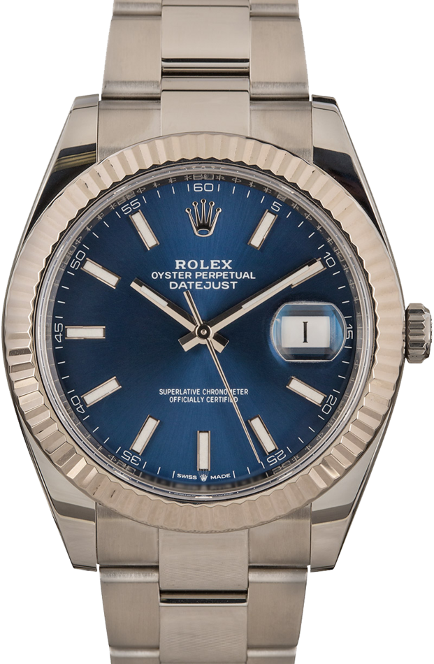 Rolex Datejust 41 Ref 126334 Blue Dial