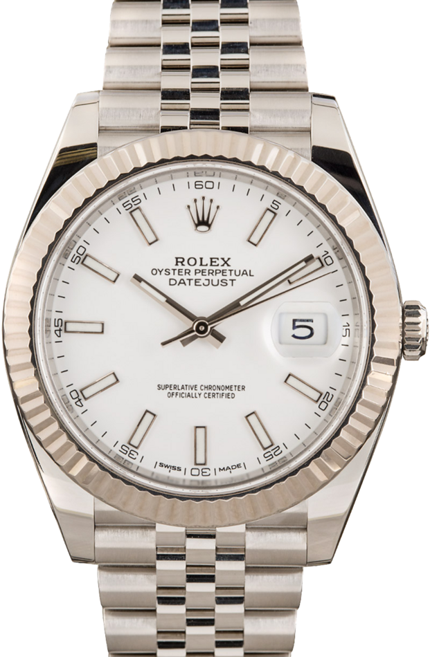Rolex Datejust 41 126334 White Dial