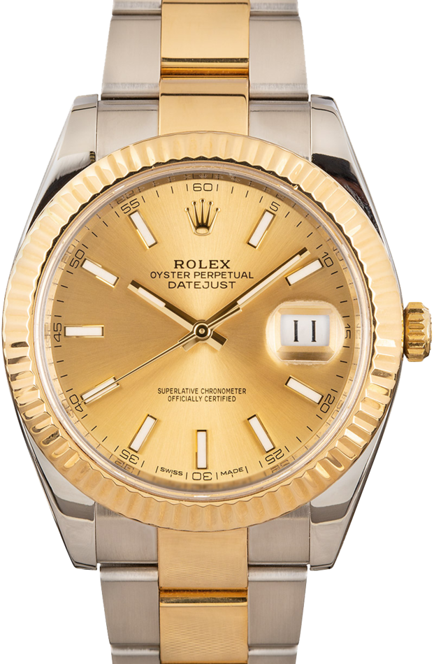 Rolex Datejust 41 Ref 126333 Champagne Dial