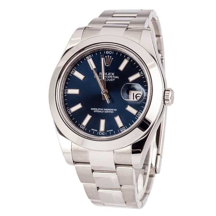 Rolex Datejust 41mm 116300 Blue Dial