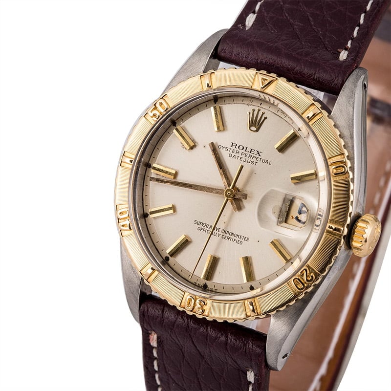 Vintage Rolex Datejust 6609 Turn-O-Graph Two Tone