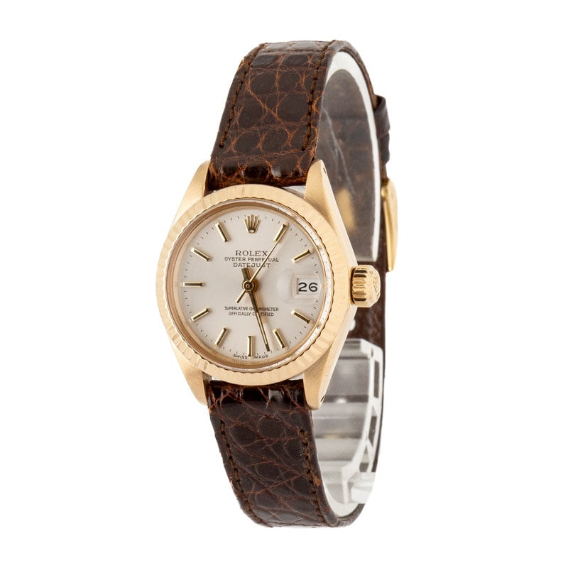 Ladies Rolex Datejust Ref 6917 Yellow Gold
