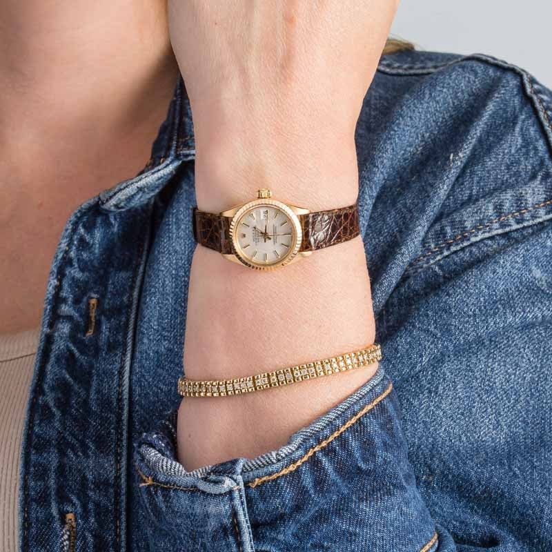 Ladies Rolex Datejust Ref 6917 Yellow Gold