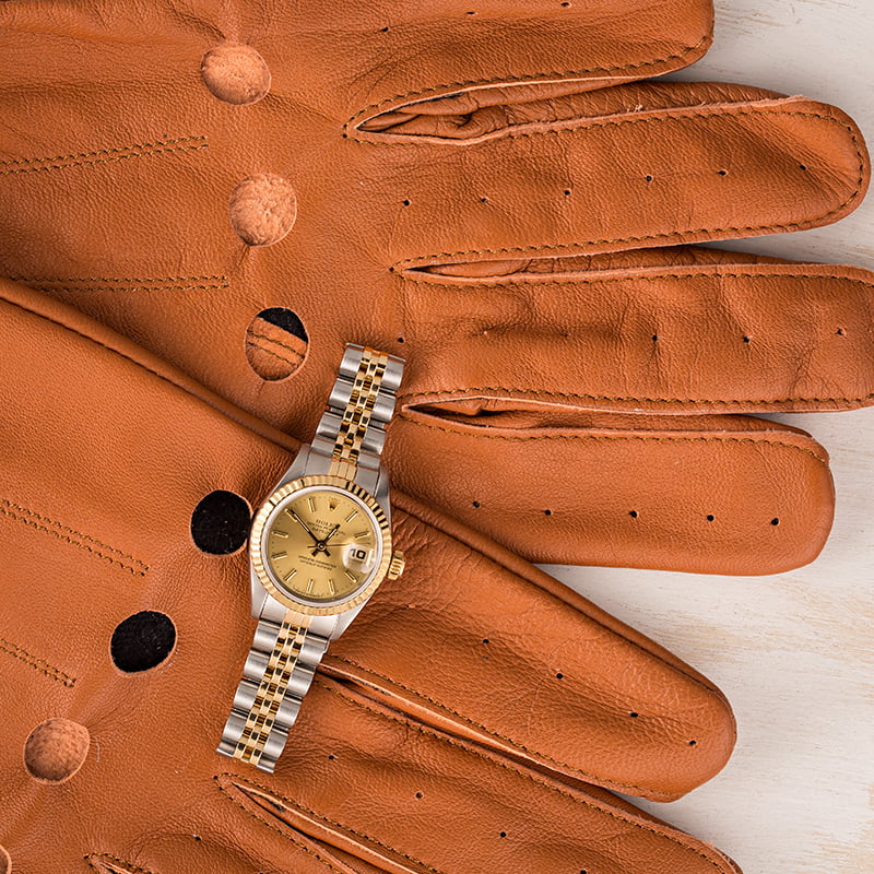 Rolex Datejust 69173 Two Tone with Fluted Bezel