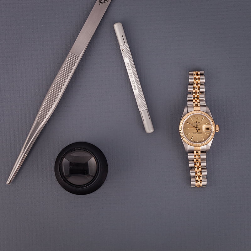 Pre Owned Rolex Datejust 79173 Light Champagne Dial