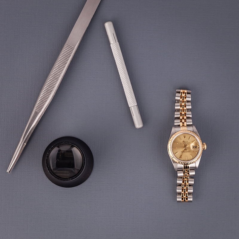 Pre Owned Rolex Datejust 79173 Champagne Dial