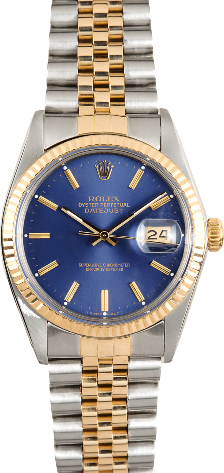 Rolex Datejust Blue 16013
