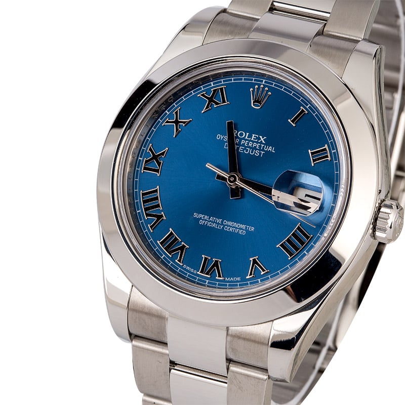 Rolex Datejust II Ref 116300 Blue Dial