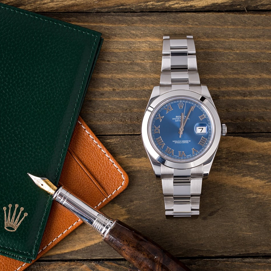 Rolex Datejust II Ref 116300 Blue Dial