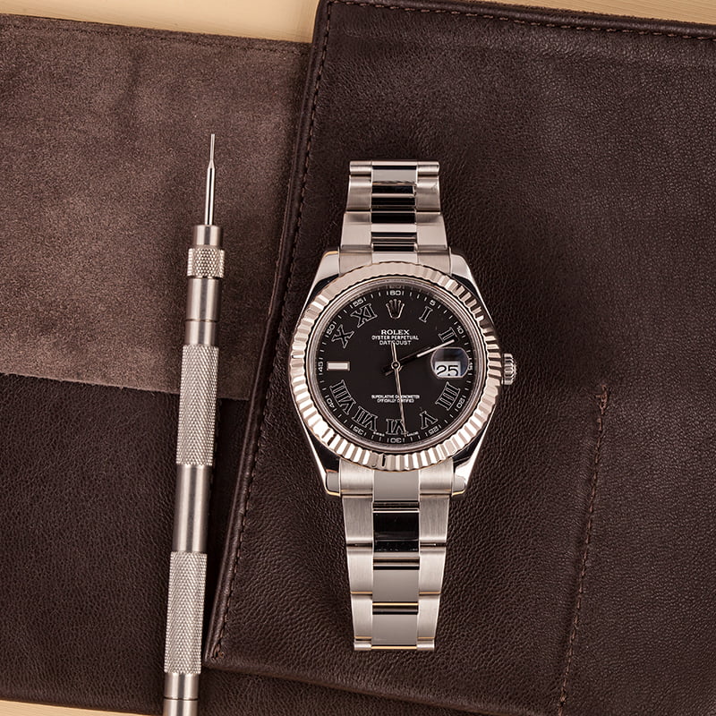 Used Rolex Datejust II Ref 116334 Roman Dial T