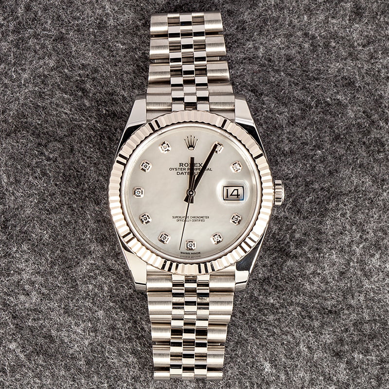 Rolex Datejust 41 Ref 126334 Mother of Pearl Dial