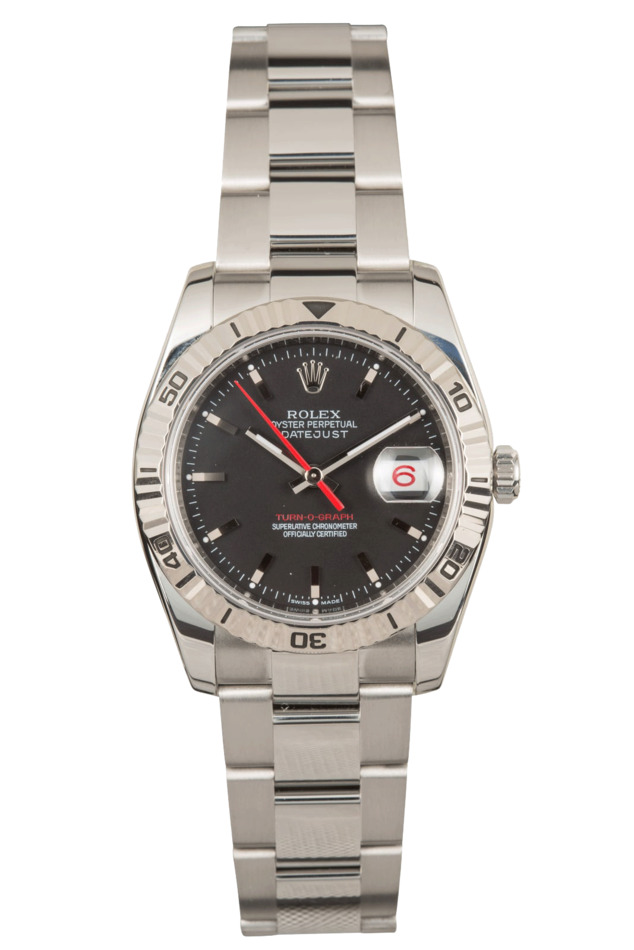Rolex Datejust "Turn-o-Graph" 116264 Black Dial