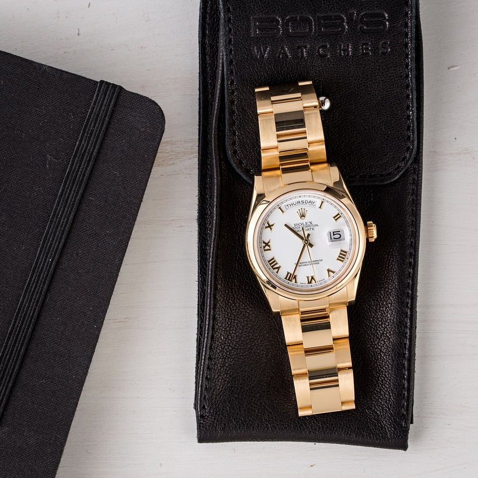 Rolex Day-Date 118208 with 18k Oyster Bracelet