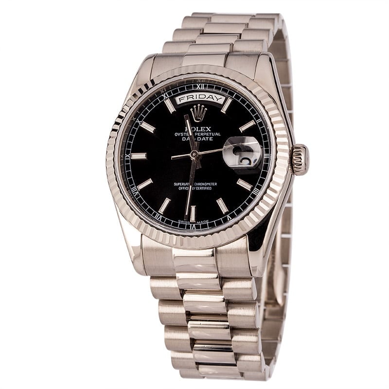 Rolex President 118239 Black Dial