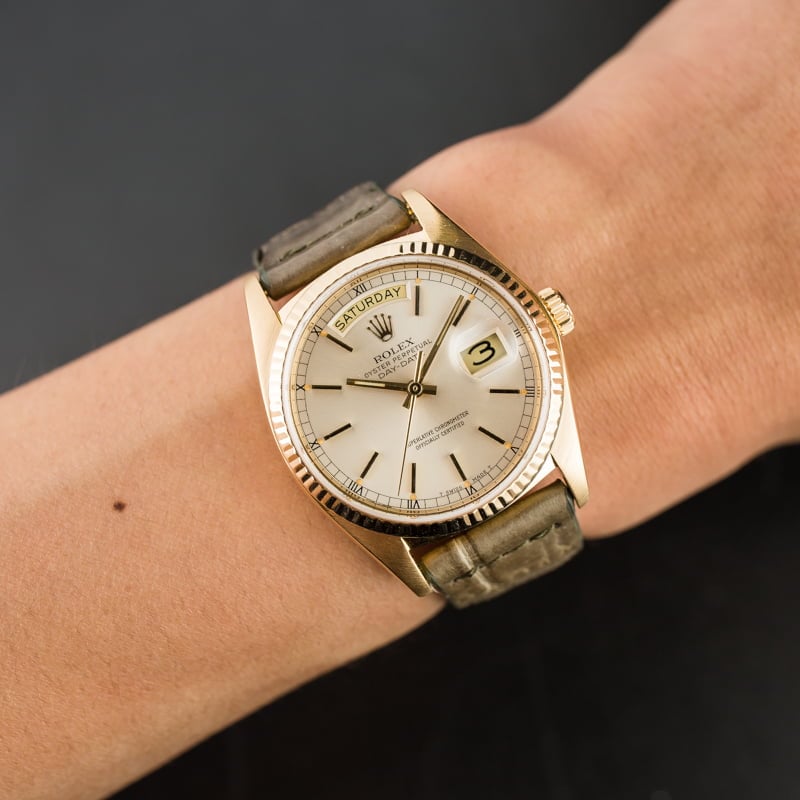 Rolex Day-Date 18038 Silver Dial