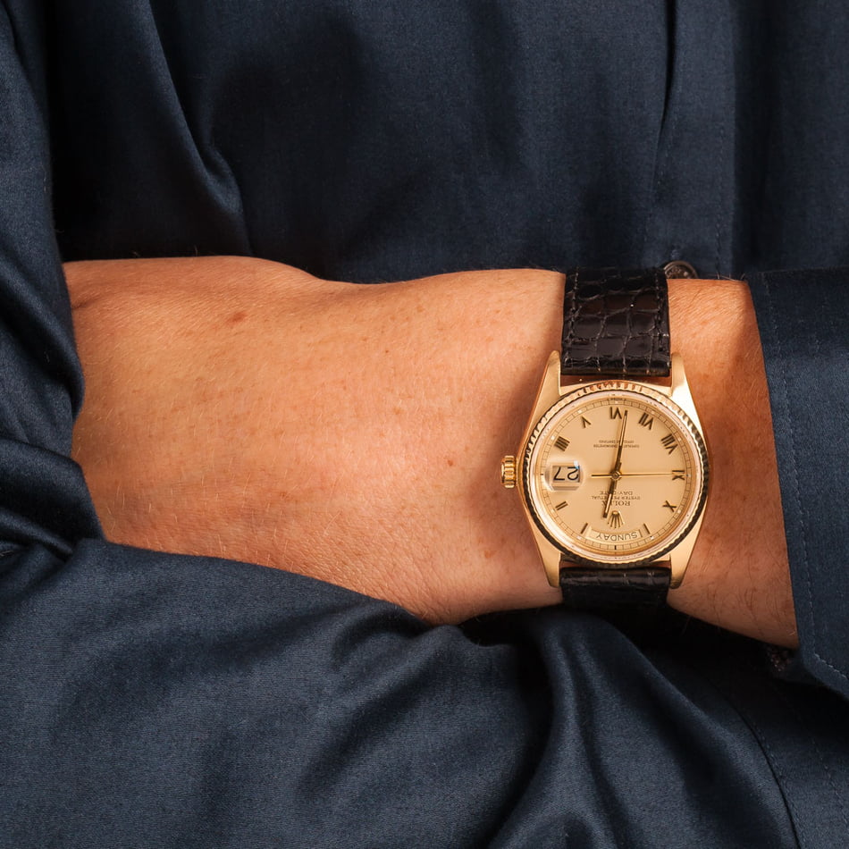 Rolex Day-Date 18038 Champagne Roman