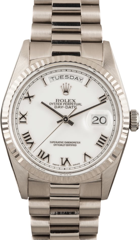 used white gold rolex