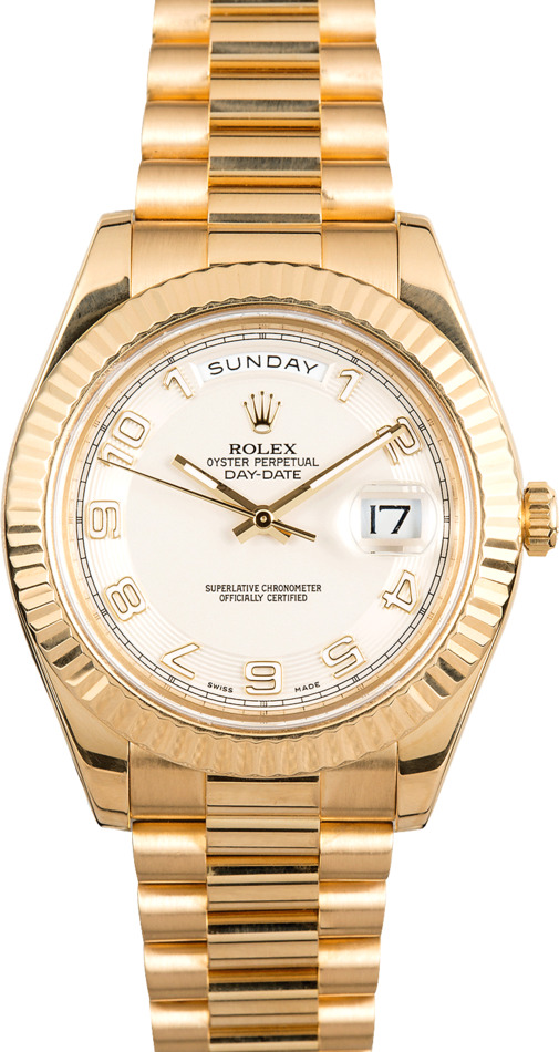 41mm gold rolex president