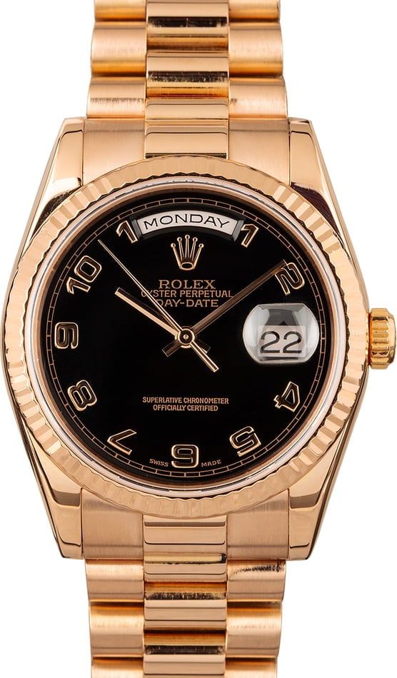 rolex datejust president gold