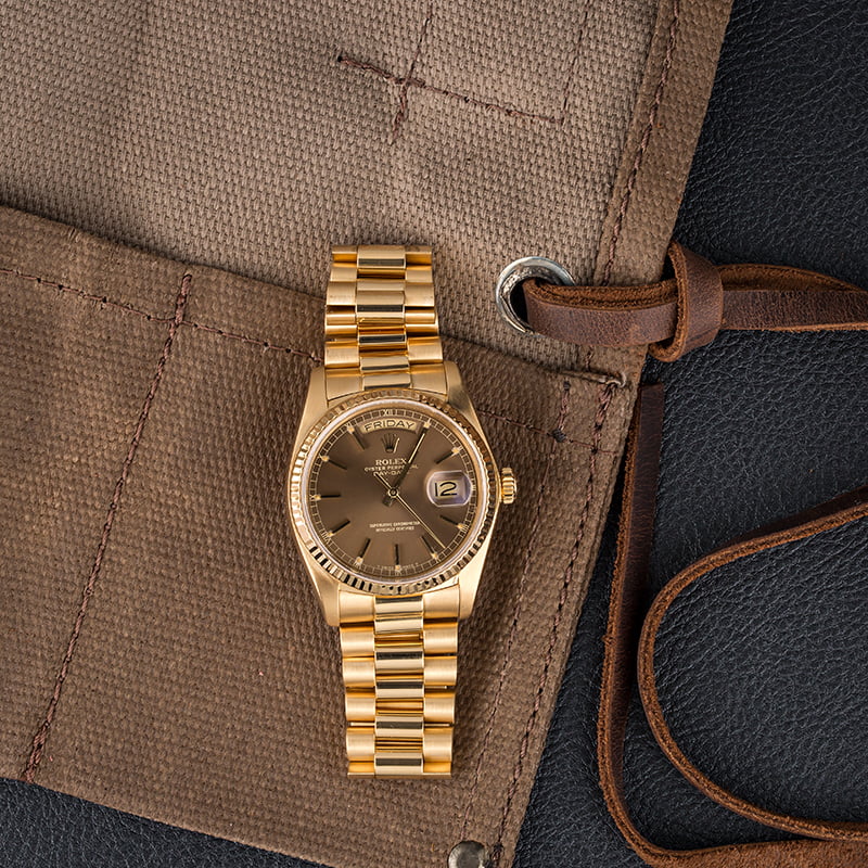 Rolex Day-Date 18038 Bronze Dial