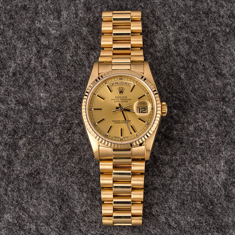 Rolex Day Date 18238 Champagne